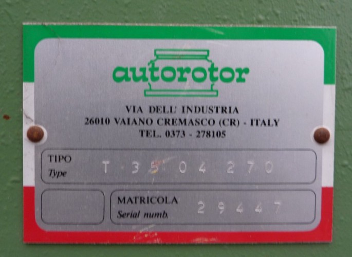 Mesa giratoria autorotor modelo T 35 nunca utilizada - Plastin Gold